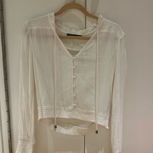 Abercrombie and fitch white top
